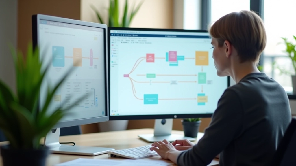 Chaîne d'automatisation affichée avec des connecteurs entre différentes applications